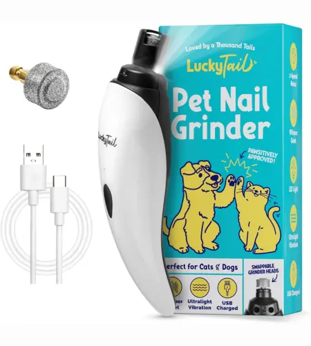 Electric LuckyTail Pet Nail Grinder for Dogs and Cats 