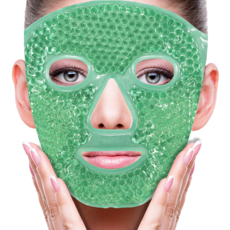 Face Ice Mask Facial Ice Packs Gel Beads Hot Cold Compress