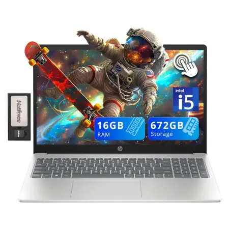 HP Pavilion 15.6 HD Touchscreen Laptop, Intel i5-1235U,