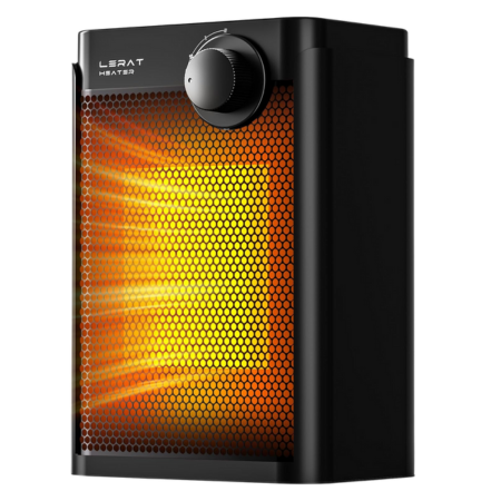 Lerat Electric Space Heater, Small Heater for Indoor Use