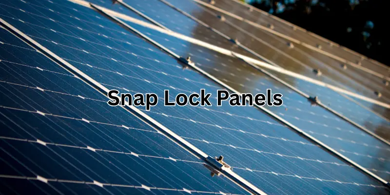 snap lock panels Snap Lock Panels