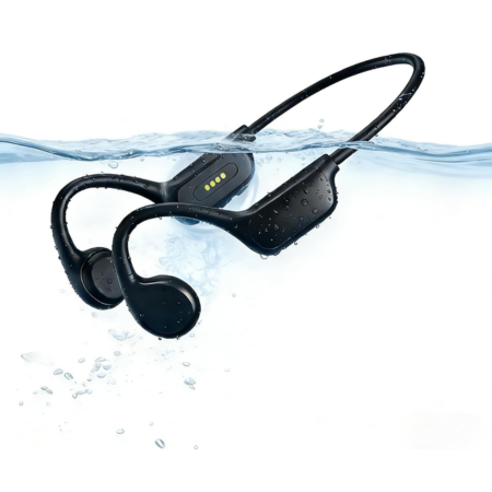 Swimming Bone Conduction Headphones, IPX8 Open Ear