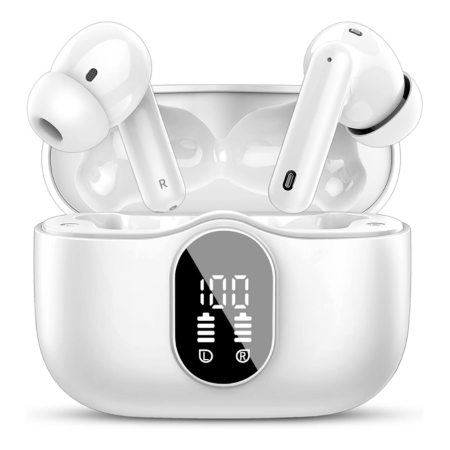 Wireless Earbuds, Bluetooth 5.4 Headphones Bass Stereo